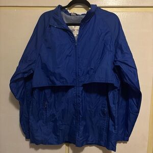 Pacific Trail Royal Blue Rain Jacket Vintae